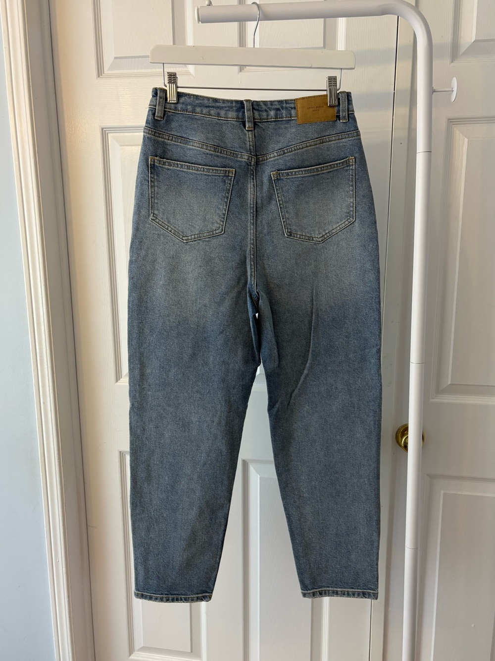 Vero Moda Blue 90s Style HighRise Mom Denim Jeans Size 27 Cotton - Picture 12 of 16
